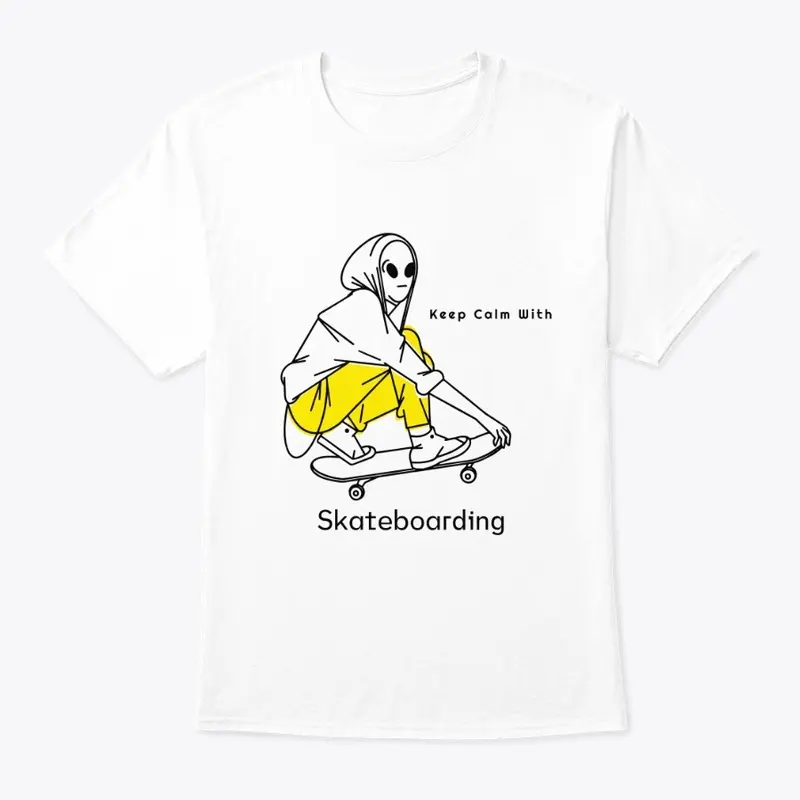 Keep Calm With Skateboarding